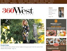Tablet Screenshot of 360westmagazine.com